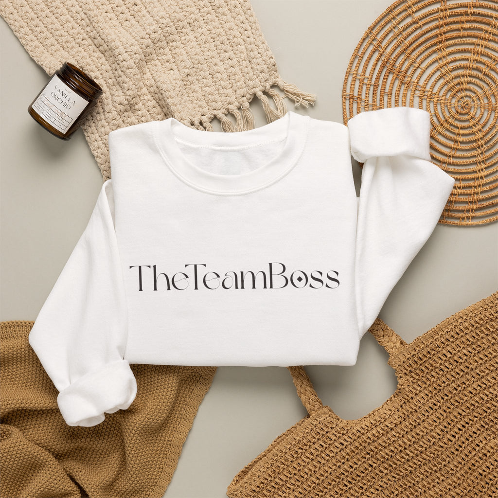 Crewneck Sweatshirt — TheTeamBoss Minimal Logo Pullover