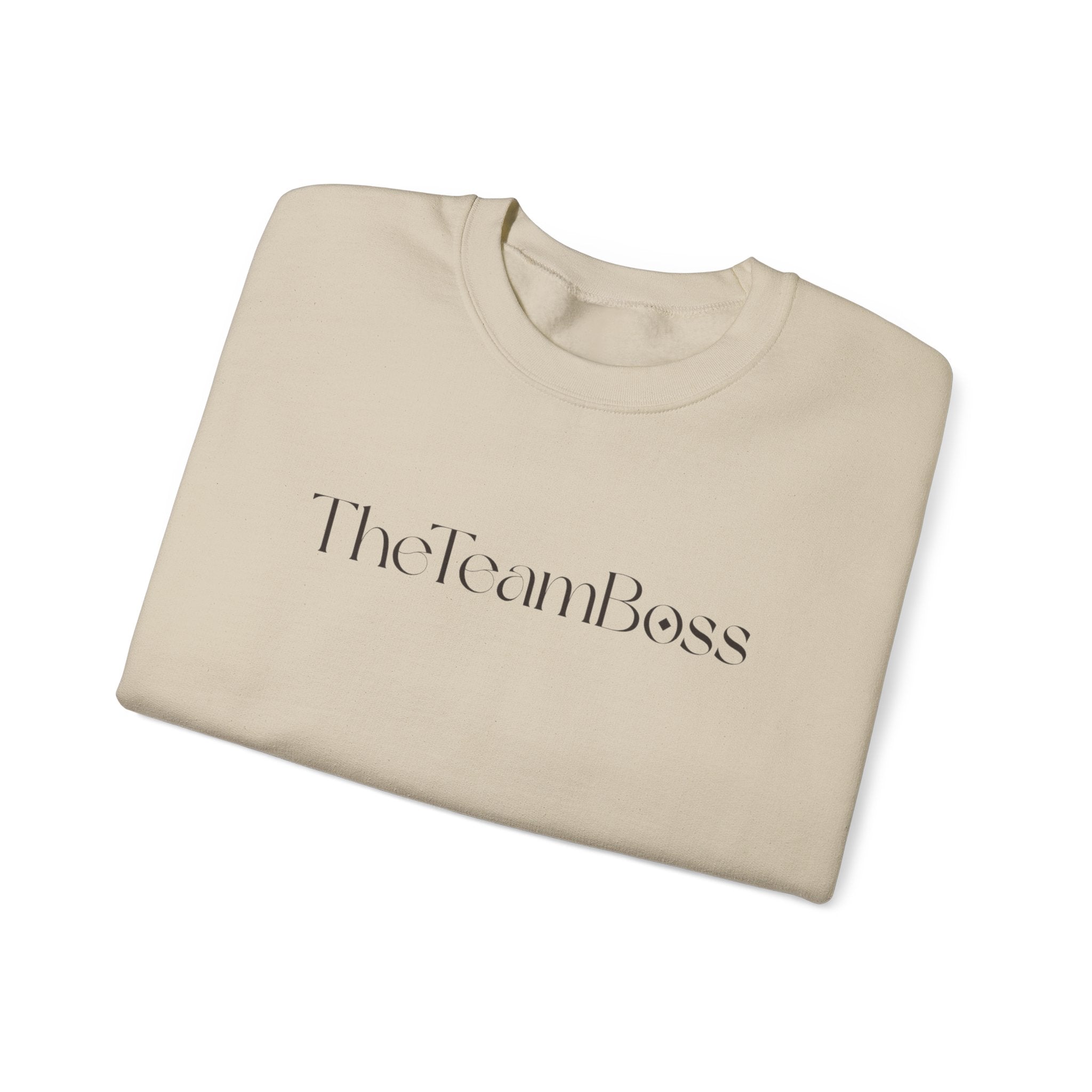 Crewneck Sweatshirt — TheTeamBoss Minimal Logo Pullover